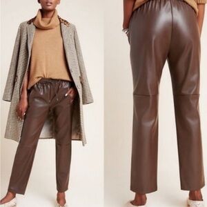 Anthropologie,Sakara Vegan Leather pants small